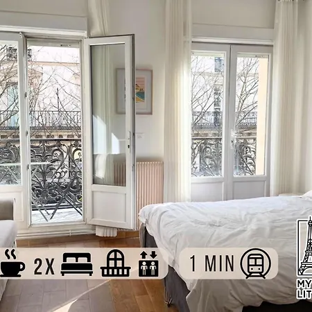 Appartement Mymodernlittleparis - Haussmann Renovated With Private Balconies&elevator - Rivoli Châtelet Les Halles