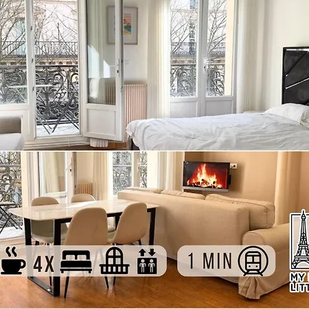 Mymodernlittleparis - Haussmann Renovated With Private Balconies&elevator - Rivoli Châtelet Les Halles Paris